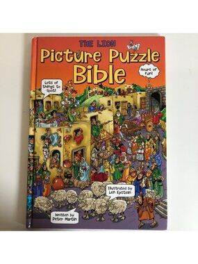 The Lion Picture Puzzle Bible Book Hardcover 2016